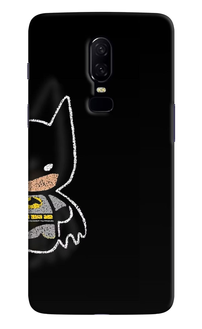 Bat Kitty Oneplus 6 Hard Case Back Cover by Casekaro