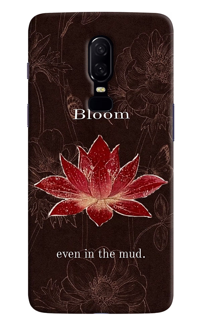 Bloom Oneplus 6 Hard Case Back Cover by Casekaro