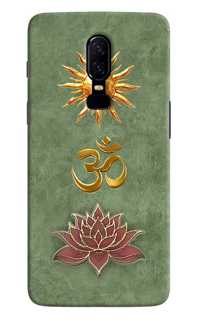 Om & Lotus Oneplus 6 Back Cover