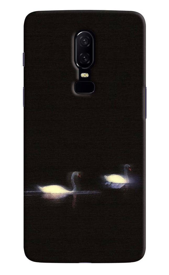 Silent Swans Oneplus 6 Hard Case Back Cover by Casekaro
