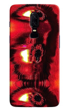 Fire Eye Oneplus 6 Hard Case Back Cover by Casekaro