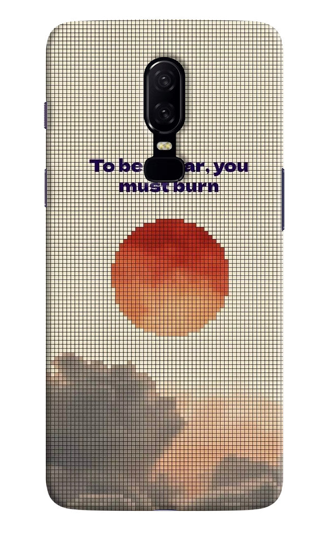 Pixel Sun Oneplus 6 Hard Case Back Cover by Casekaro