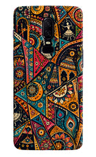 Folk Print Oneplus 6 Back Cover