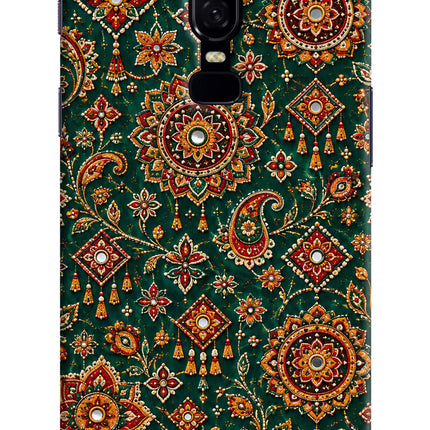 Green Pataka Oneplus 6 Back Cover