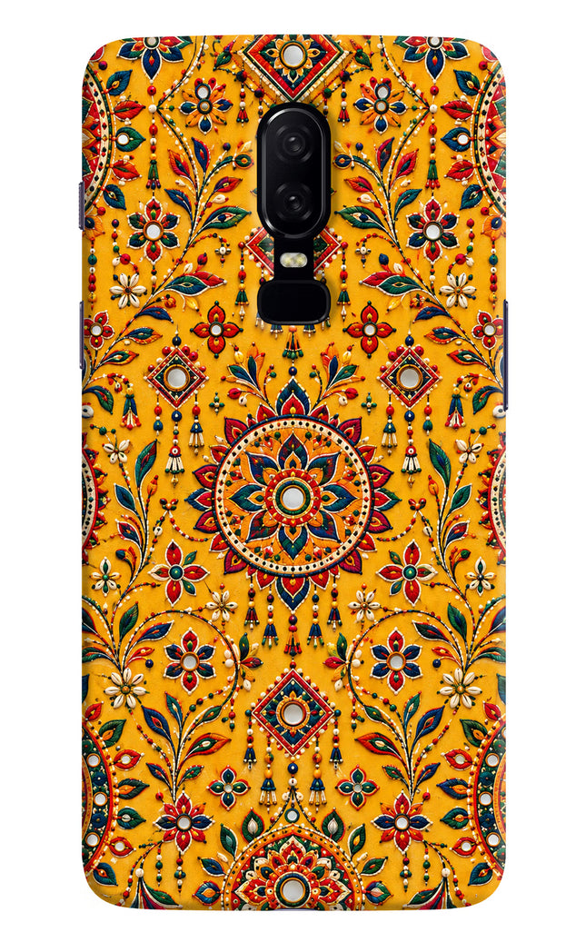 Sunlit Aura Oneplus 6 Hard Case Back Cover by Casekaro