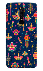 Festive Pop Oneplus 6 Hard Case Back Cover by Casekaro