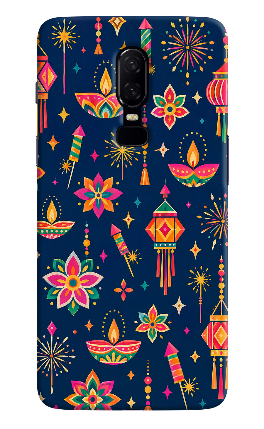 Festive Pop Oneplus 6 Back Cover, Hard case