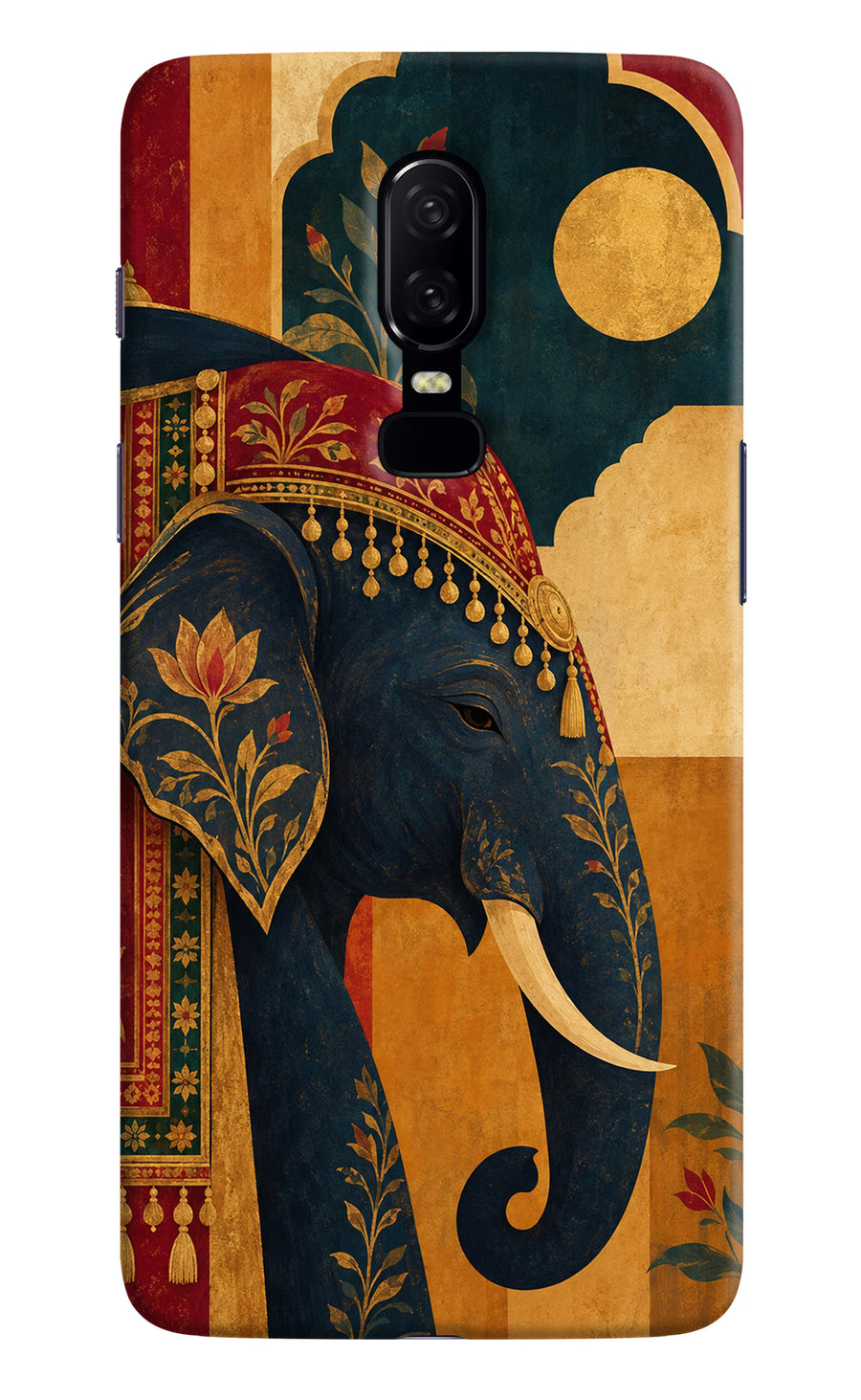 Royal Elephant Oneplus 6 Back Cover, Hard case