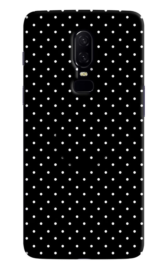 White Dots Oneplus 6 Pop Case by Casekaro