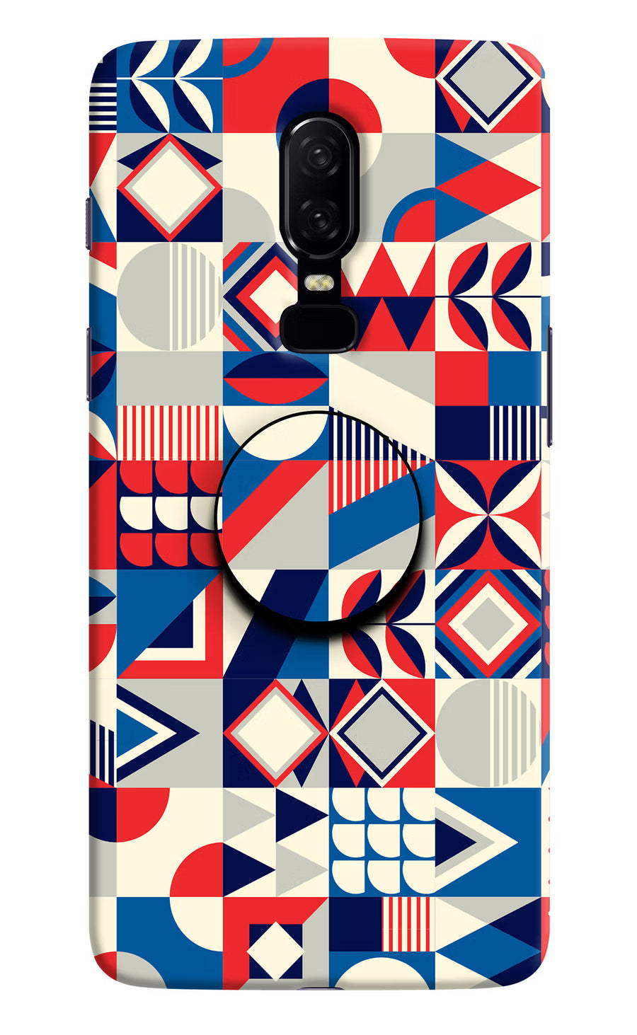 Colorful Pattern Oneplus 6 Pop Case, Hard case