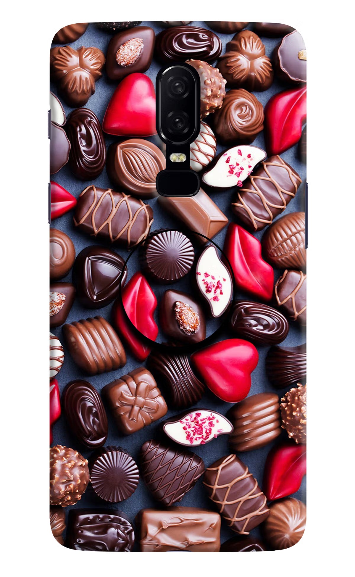Chocolates Oneplus 6 Pop Case by Casekaro