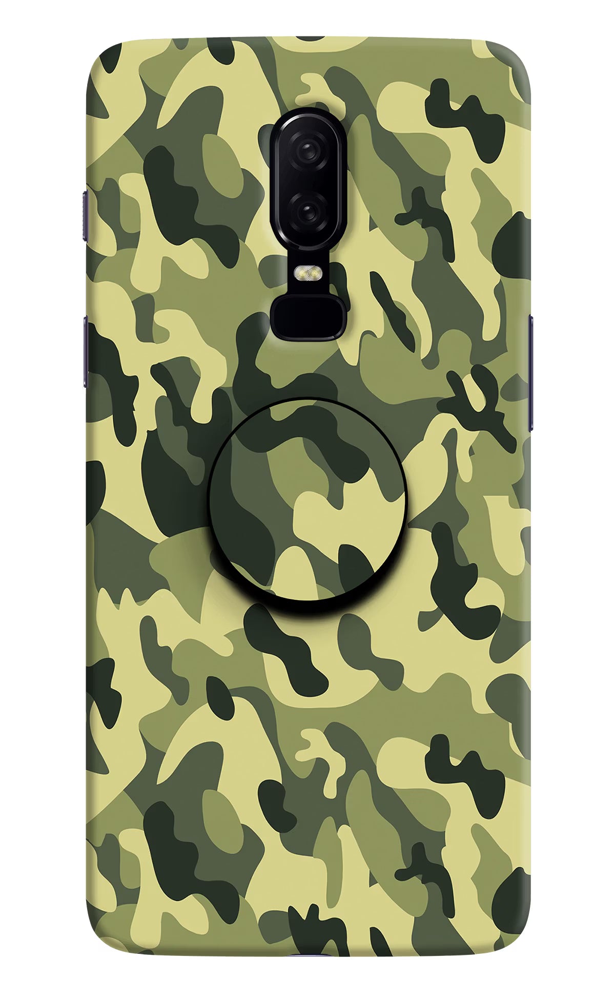 Camouflage Oneplus 6 Pop Case by Casekaro