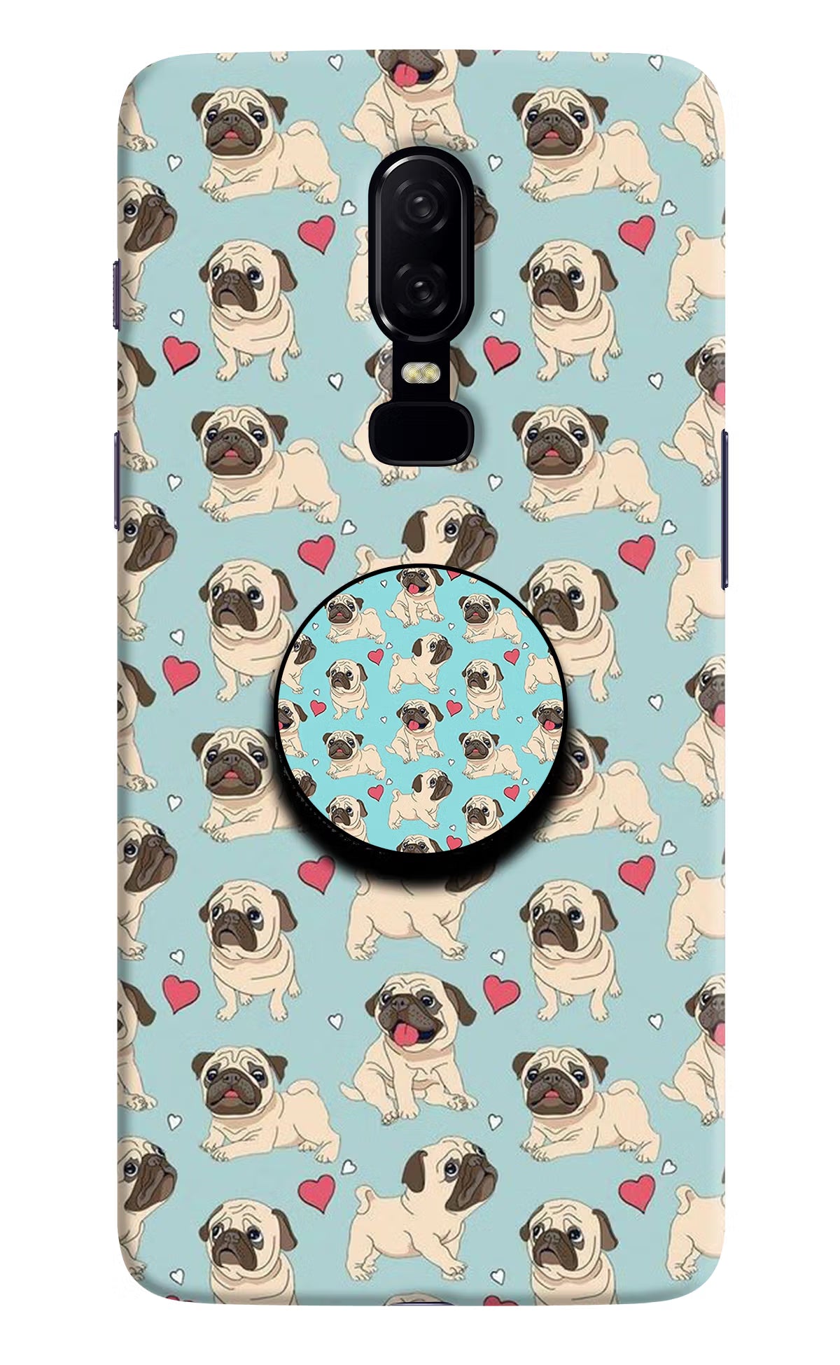 Pug Dog Oneplus 6 Pop Case by Casekaro