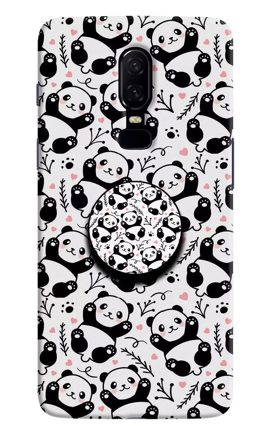 Cute Panda Oneplus 6 Pop Case by Casekaro