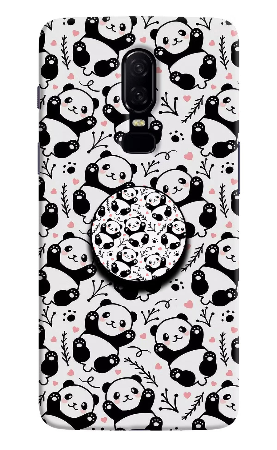 Cute Panda Oneplus 6 Pop Case, Hard case