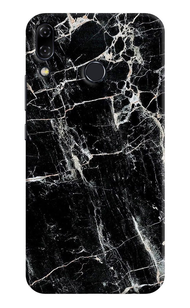 Black Marble Texture Asus Zenfone 5Z Hard Case Back Cover by Casekaro