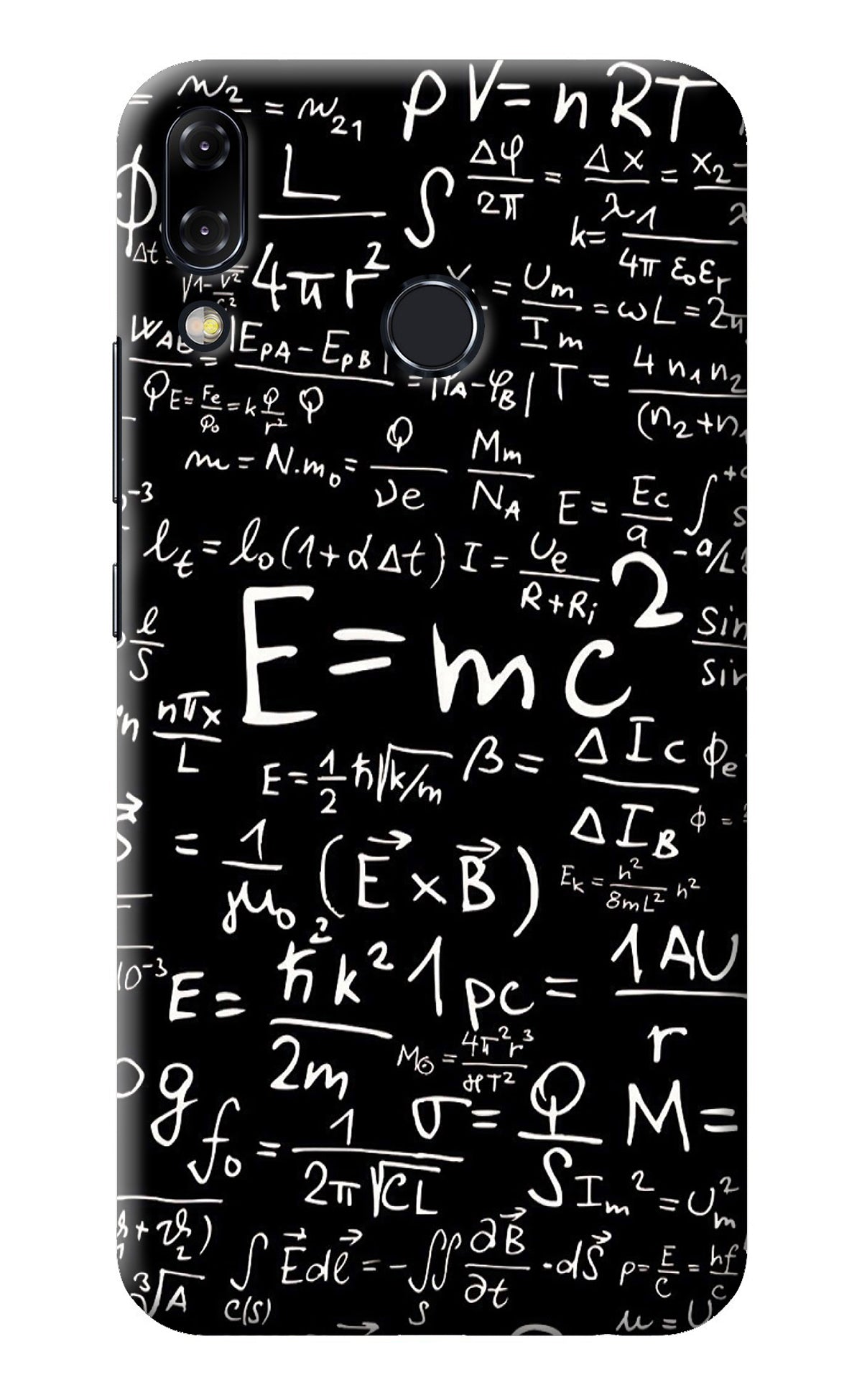 Physics Albert Einstein Formula Asus Zenfone 5Z Back Cover