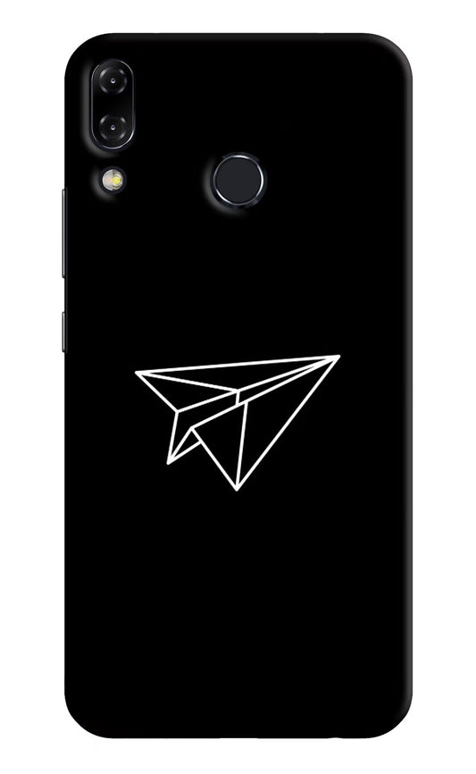 Paper Plane White Asus Zenfone 5Z Hard Case Back Cover by Casekaro