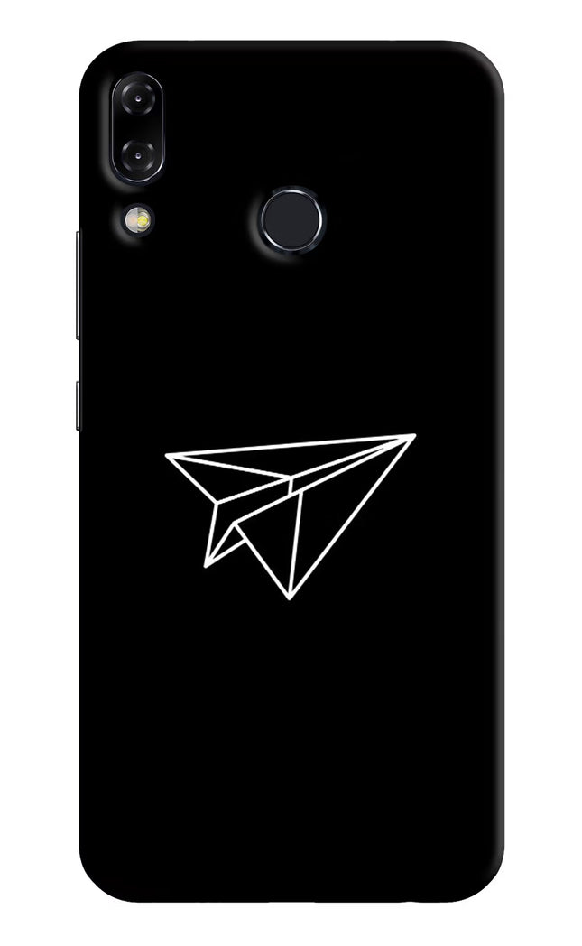 Paper Plane White Asus Zenfone 5Z Hard Case Back Cover by Casekaro