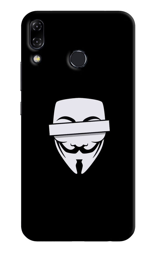 Anonymous Face Asus Zenfone 5Z Hard Case Back Cover by Casekaro