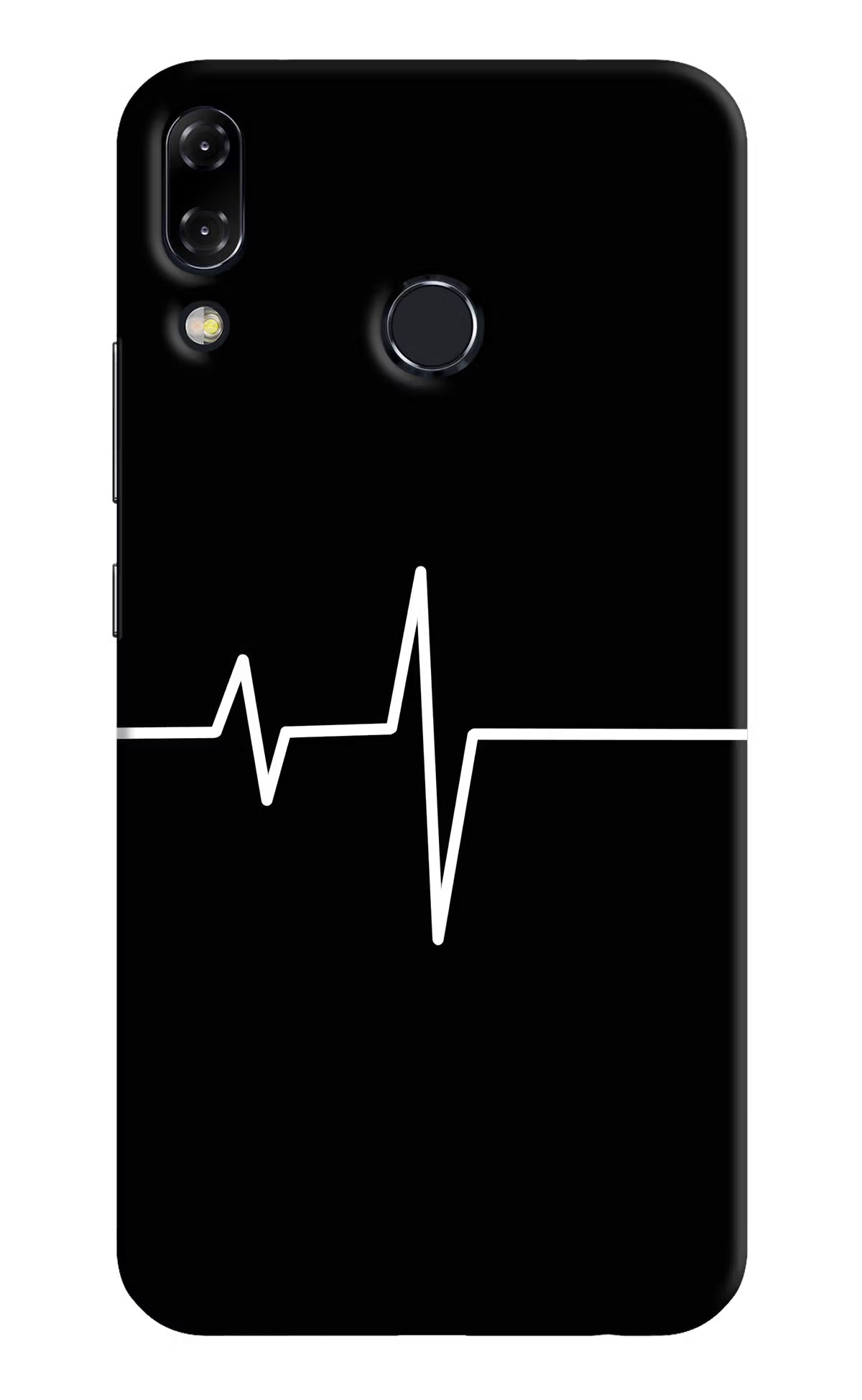 Heart Beats Asus Zenfone 5Z Hard Case Back Cover by Casekaro