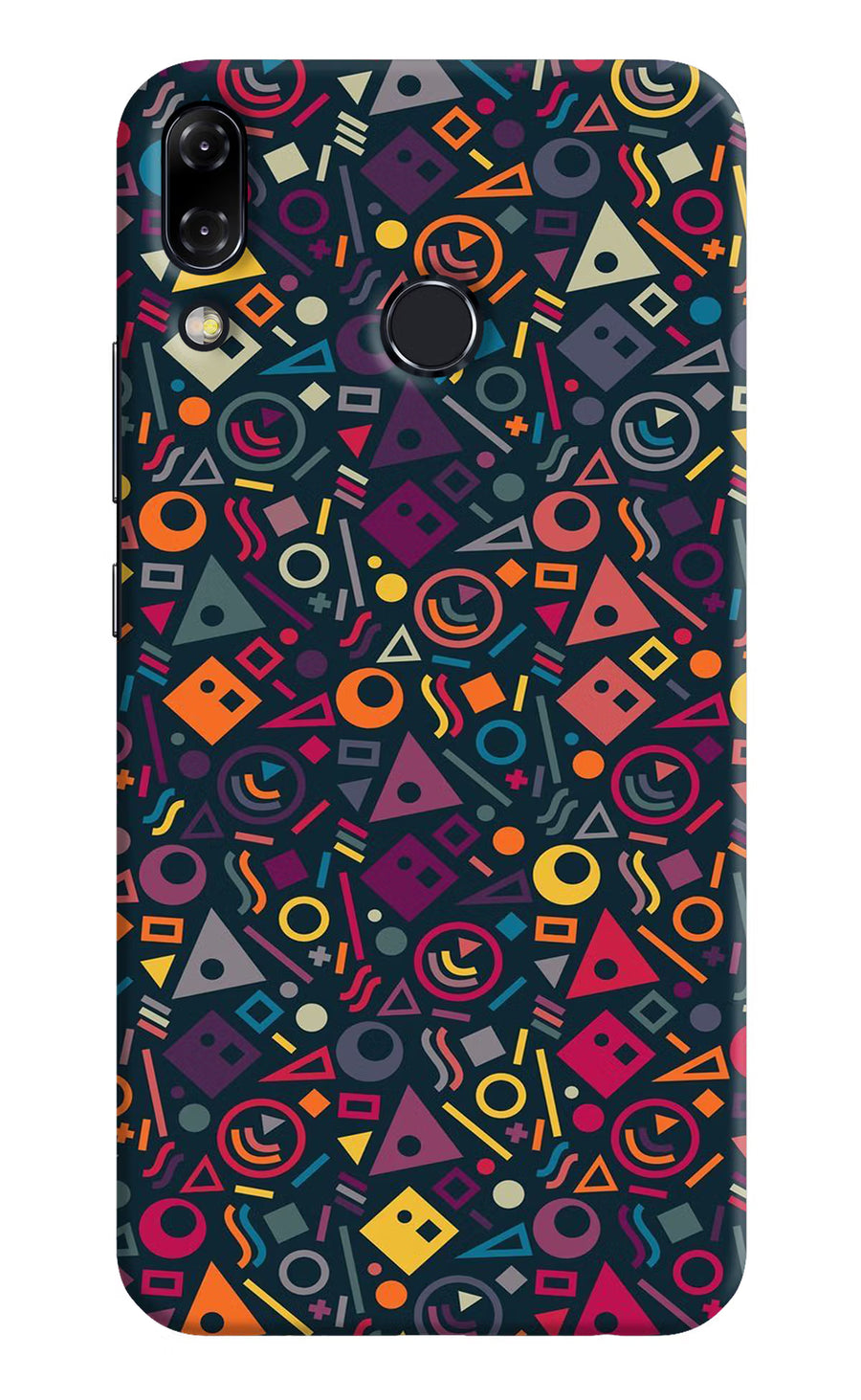 Geometric Abstract Asus Zenfone 5Z Back Cover, Hard case