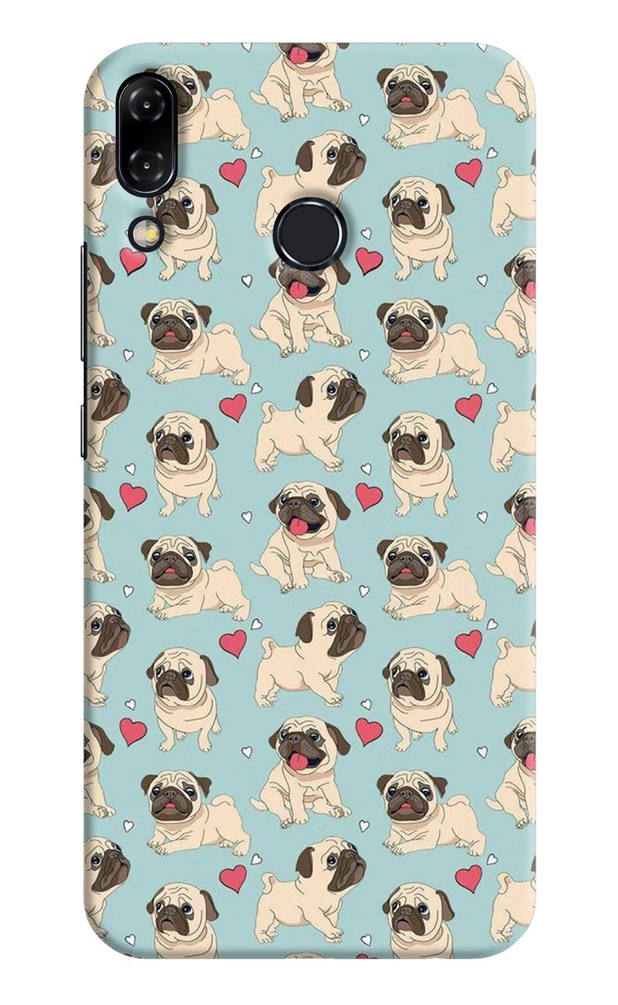 Pug Dog Asus Zenfone 5Z Back Cover, Hard case