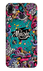 Music Graffiti Asus Zenfone 5Z Hard Case Back Cover by Casekaro