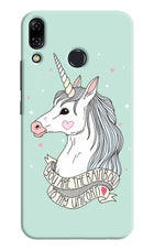 Unicorn Wallpaper Asus Zenfone 5Z Hard Case Back Cover by Casekaro