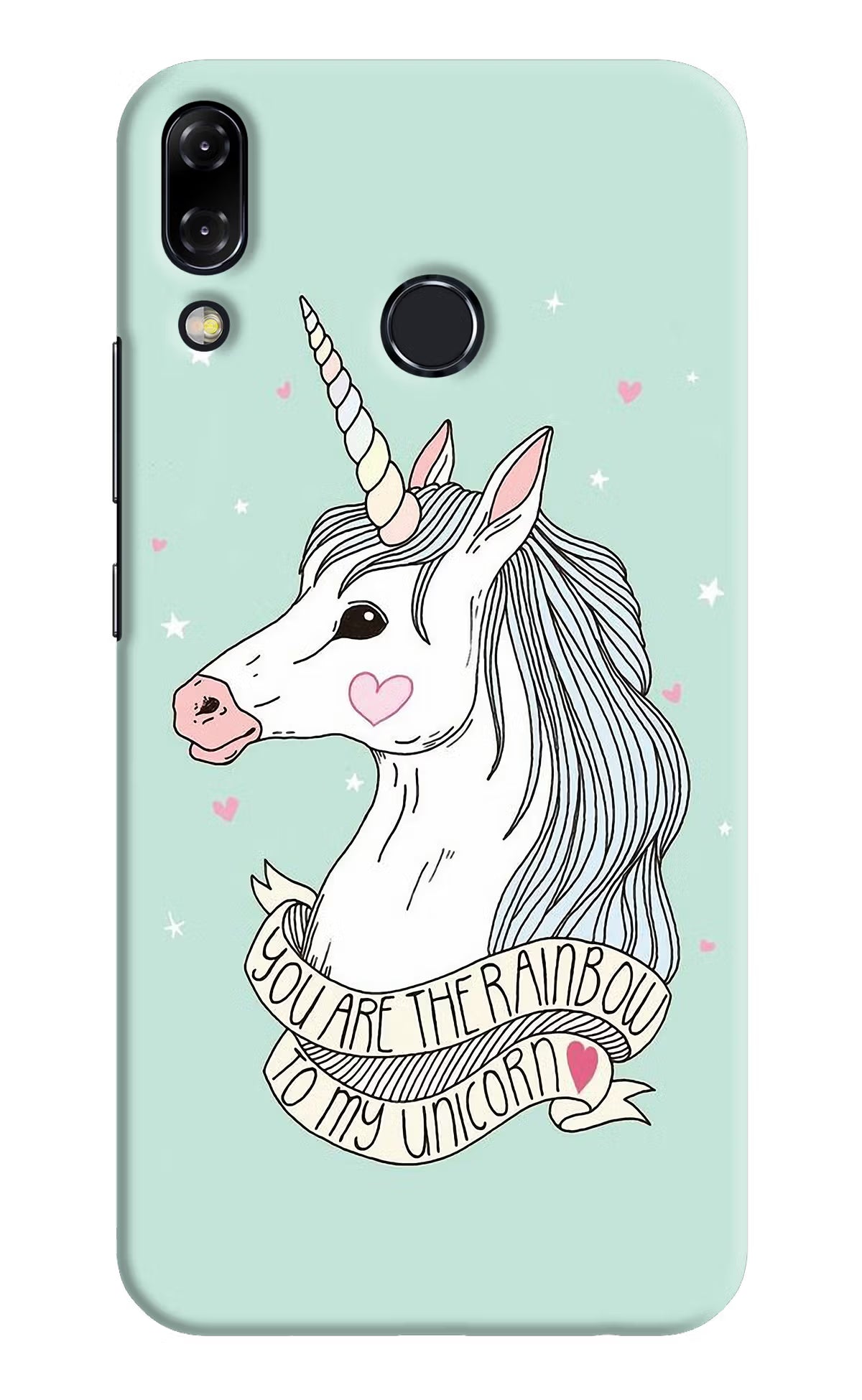 Unicorn Wallpaper Asus Zenfone 5Z Hard Case Back Cover by Casekaro
