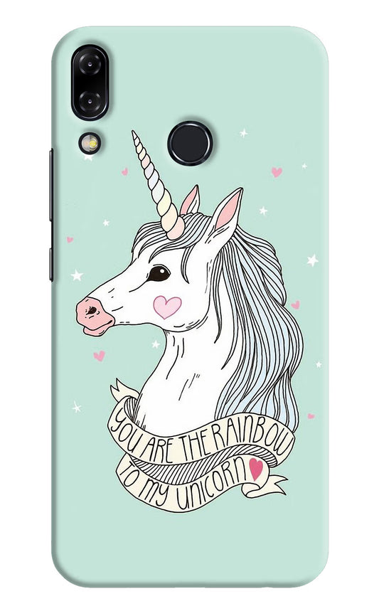 Unicorn Wallpaper Asus Zenfone 5Z Hard Case Back Cover by Casekaro