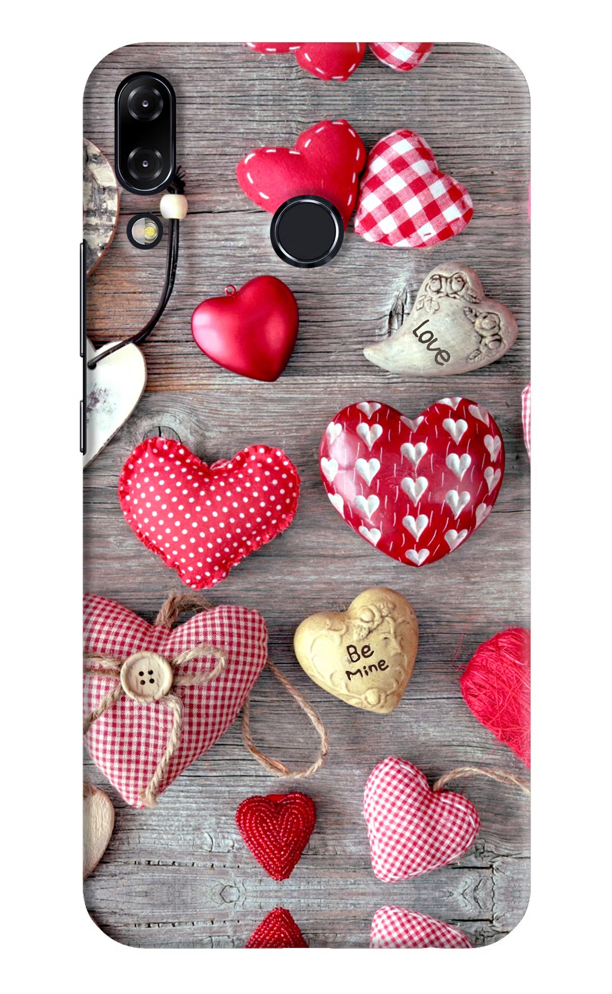 Love Wallpaper Asus Zenfone 5Z Hard Case Back Cover by Casekaro