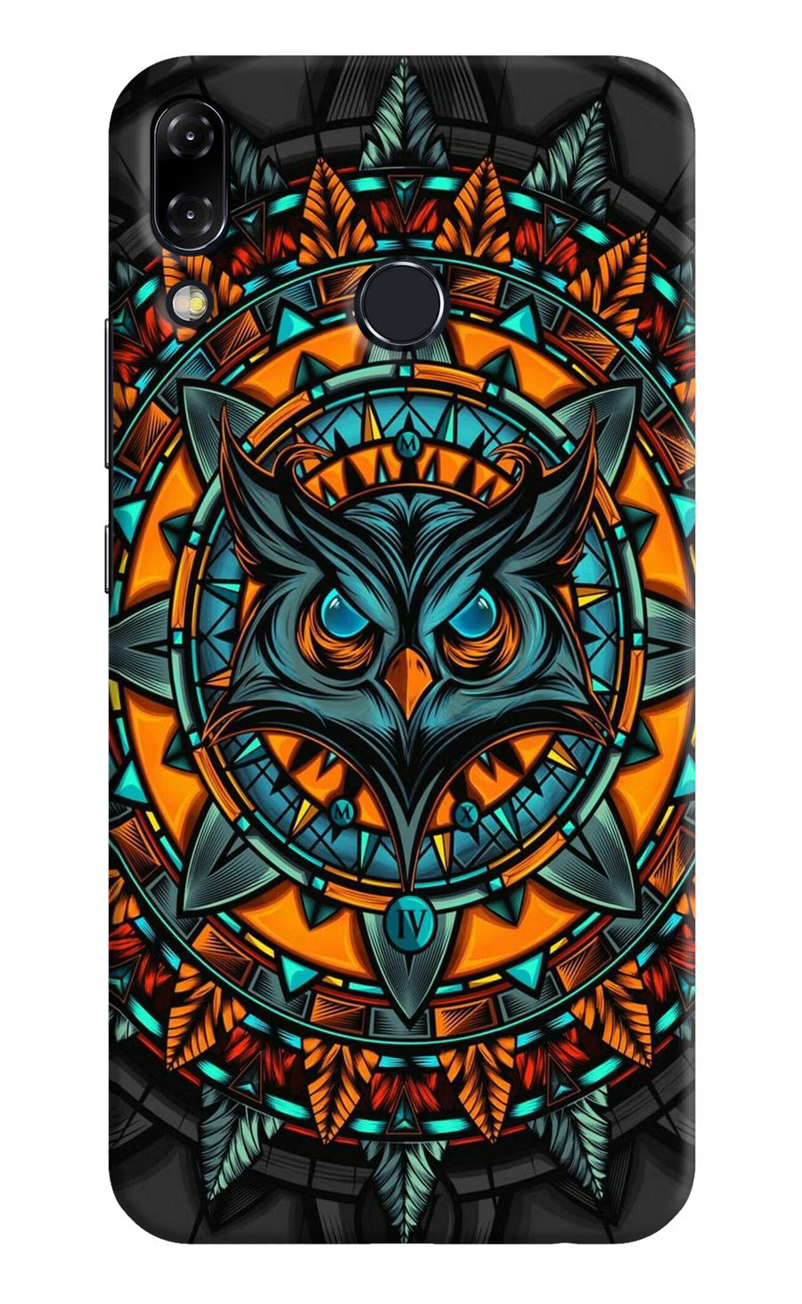 Angry Owl Art Asus Zenfone 5Z Back Cover, Hard case