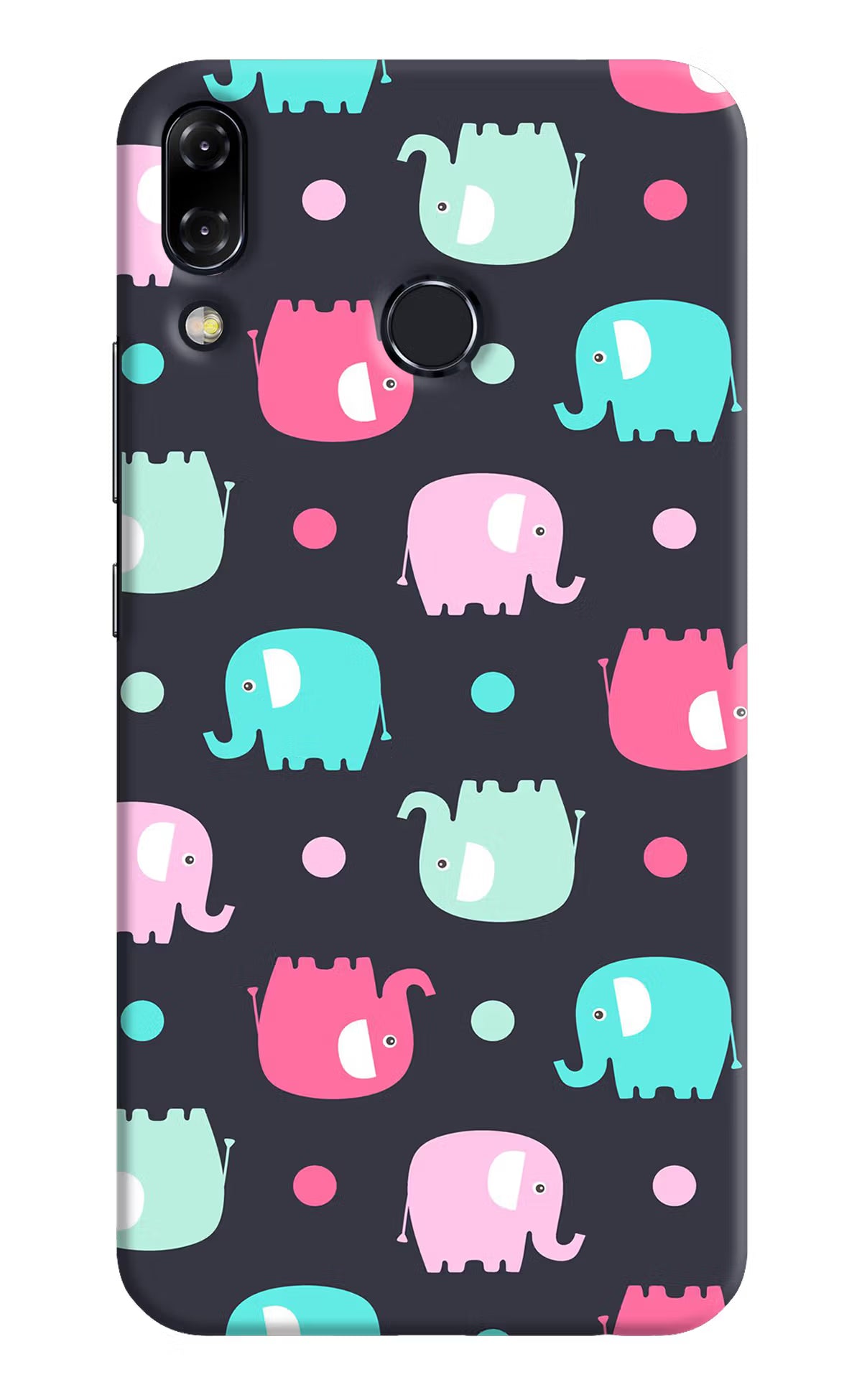 Elephants Asus Zenfone 5Z Hard Case Back Cover by Casekaro