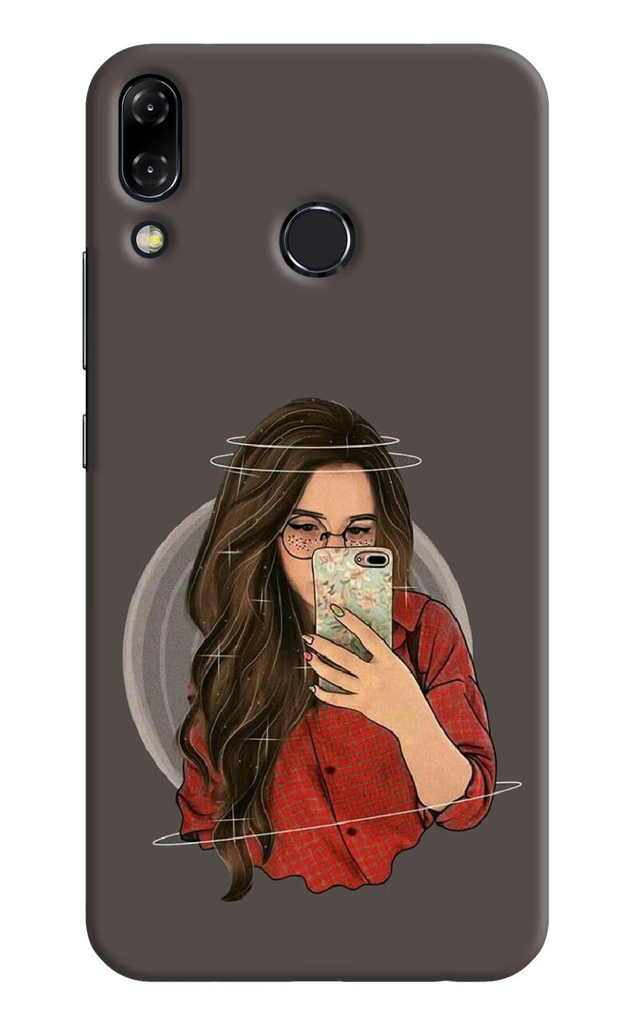 Selfie Queen Asus Zenfone 5Z Back Cover, Hard case