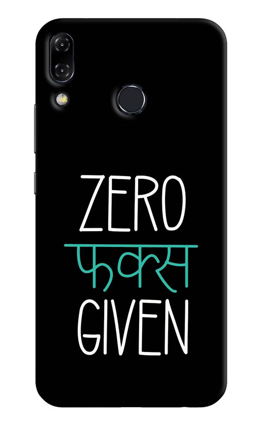 Zero Fucks Given Asus Zenfone 5Z Hard Case Back Cover by Casekaro