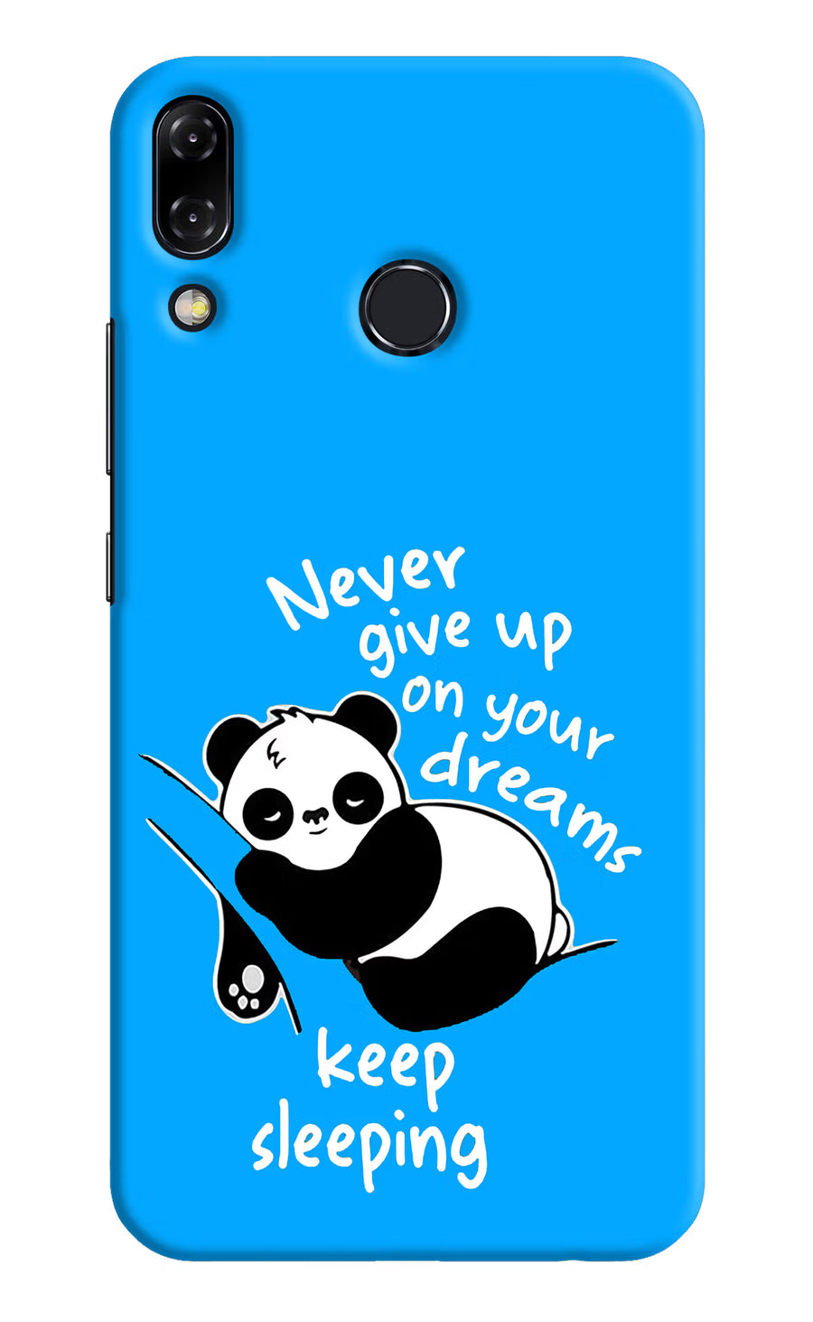 Keep Sleeping Asus Zenfone 5Z Back Cover, Hard case