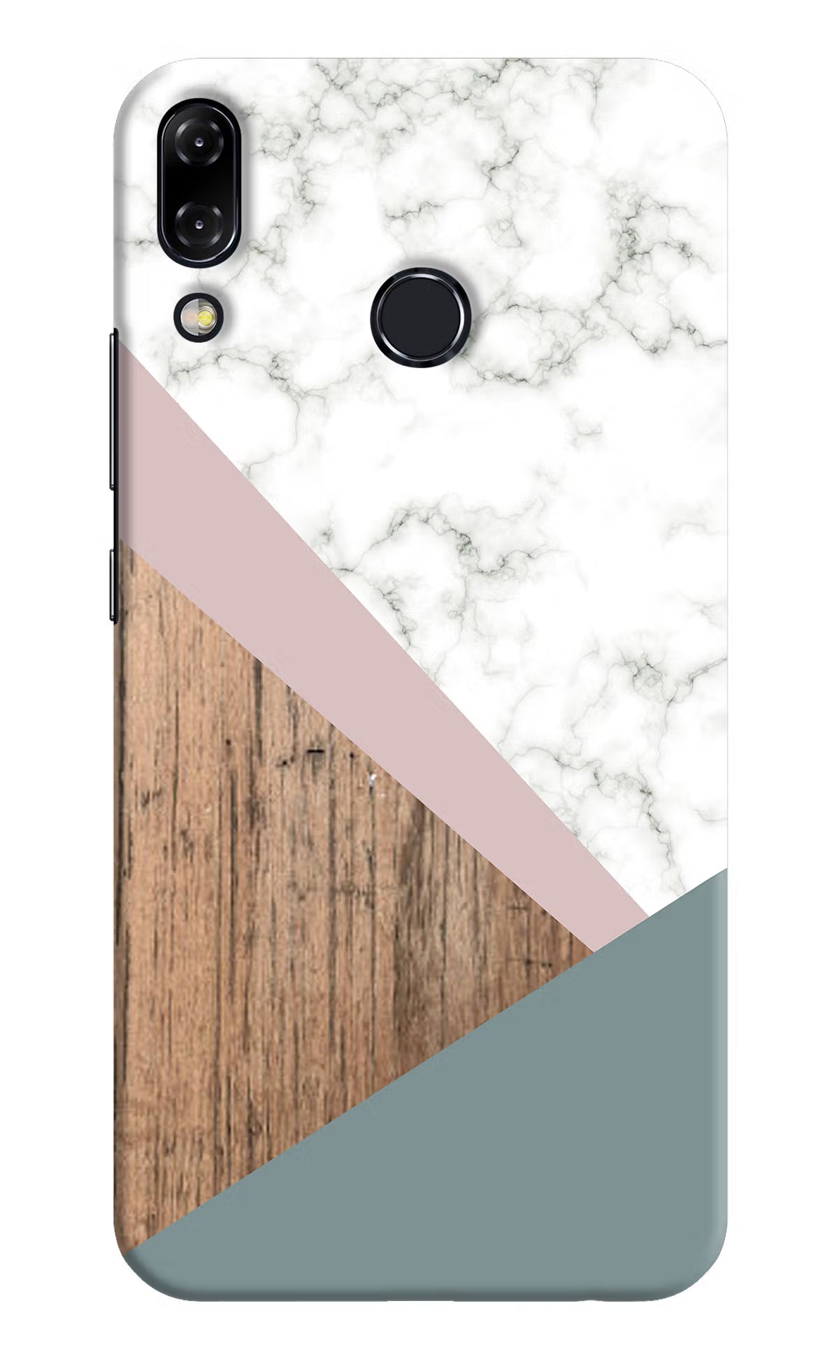 Marble wood Abstract Asus Zenfone 5Z Hard Case Back Cover by Casekaro
