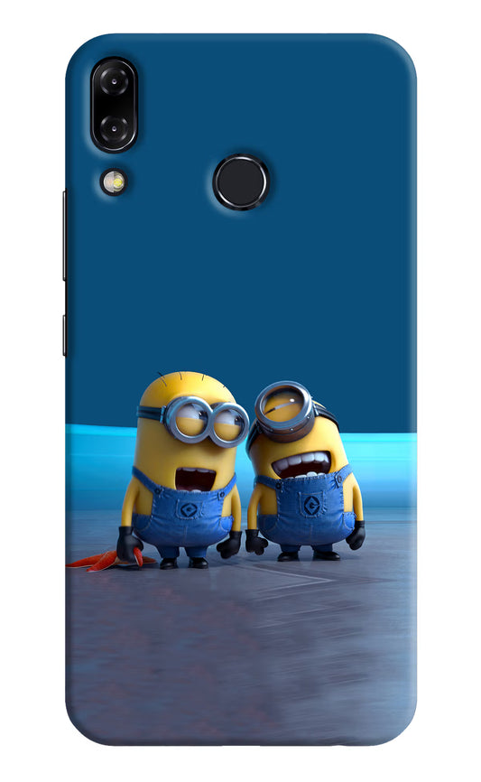 Minion Laughing Asus Zenfone 5Z Hard Case Back Cover by Casekaro