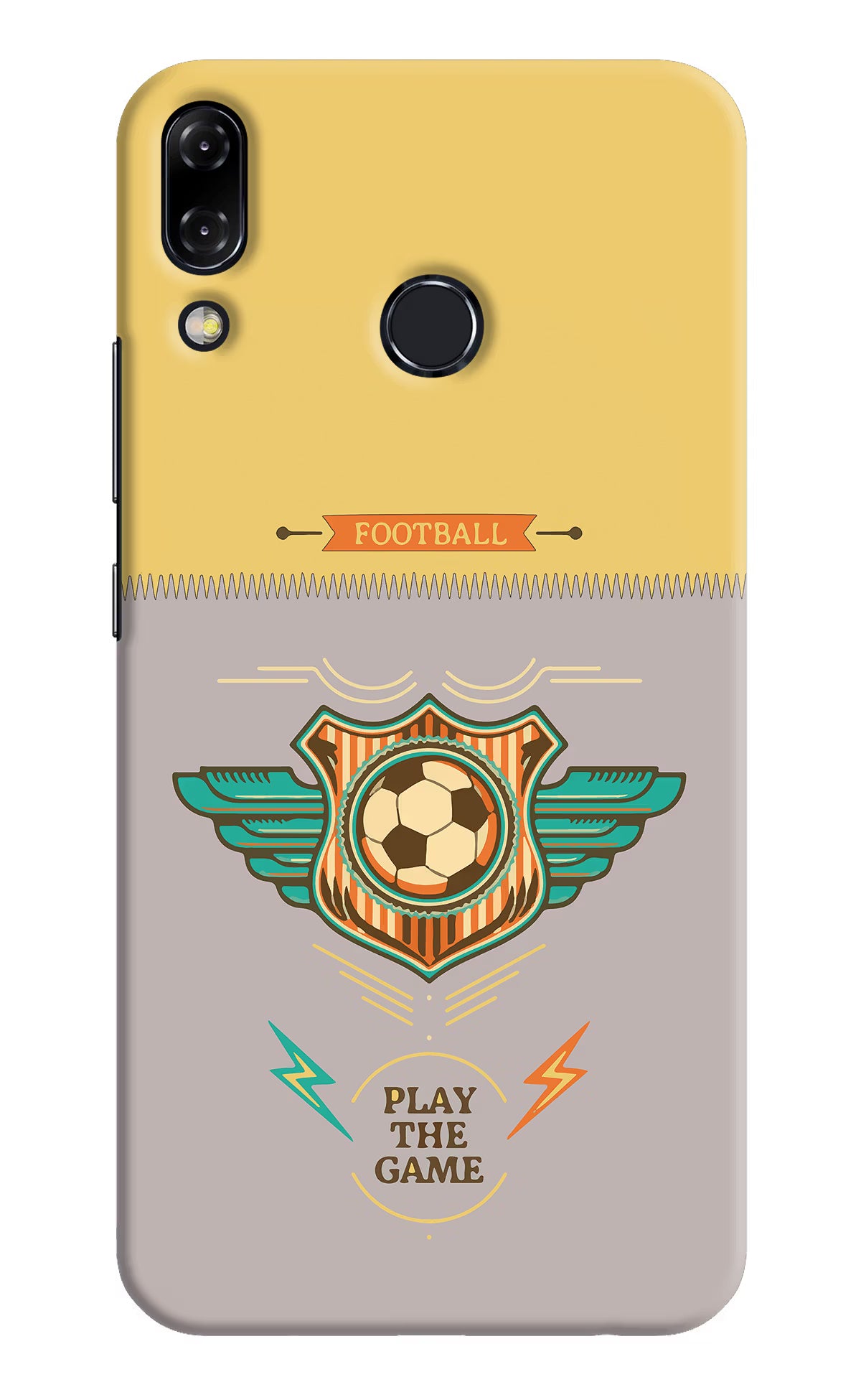 Football Asus Zenfone 5Z Hard Case Back Cover by Casekaro