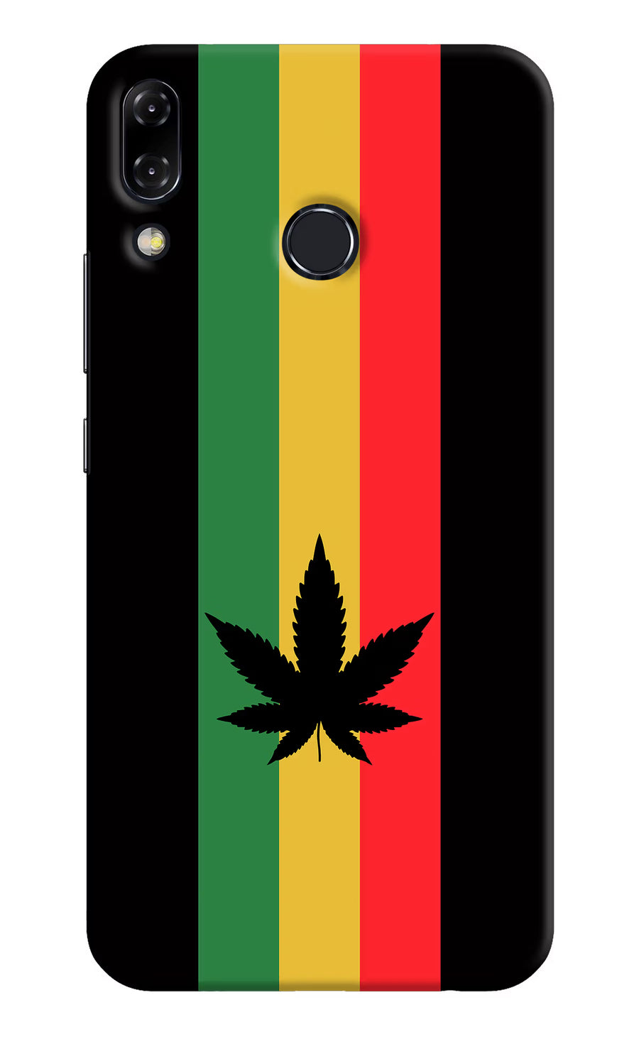 Weed Flag Asus Zenfone 5Z Back Cover, Hard case