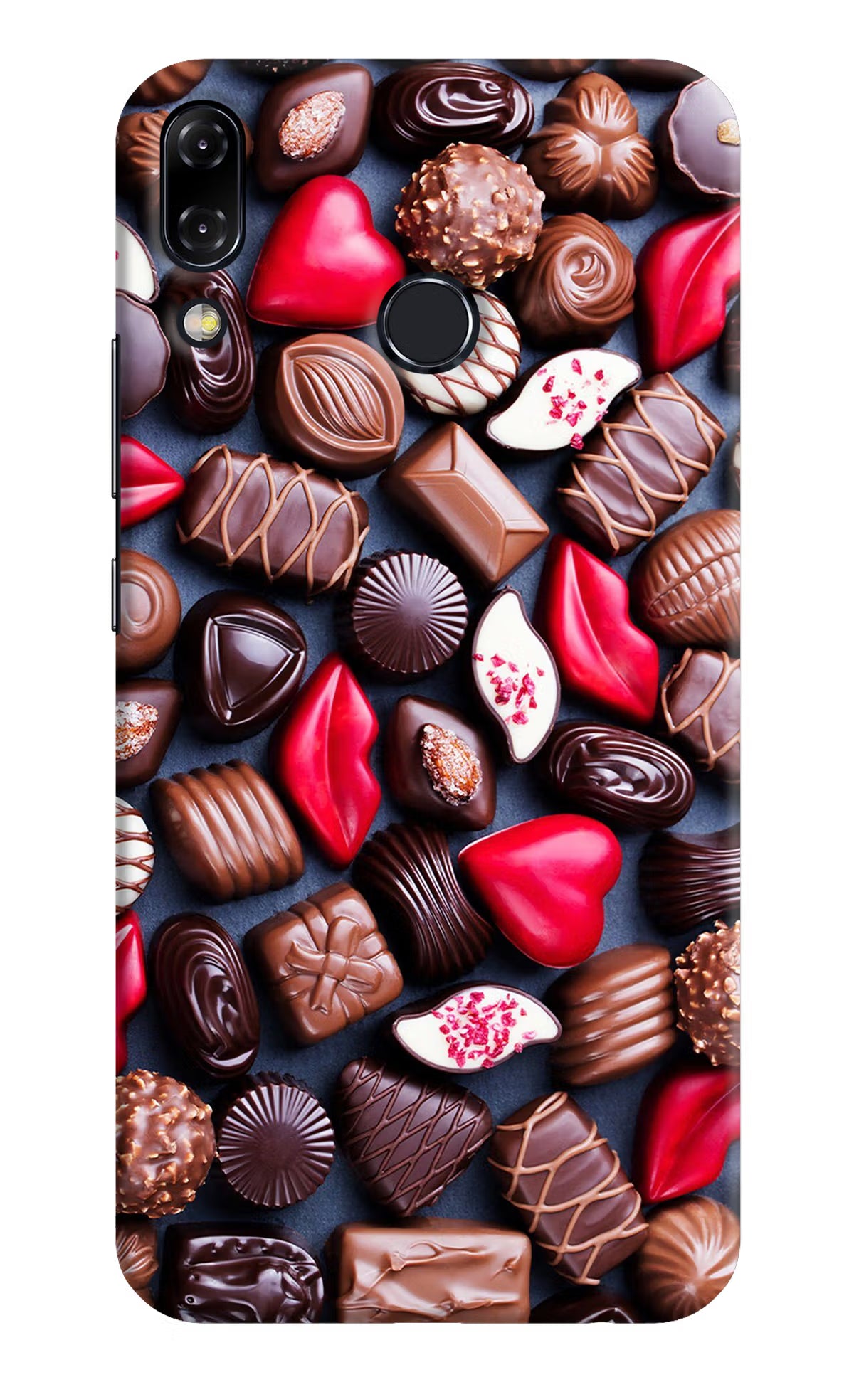 Chocolates Asus Zenfone 5Z Hard Case Back Cover by Casekaro