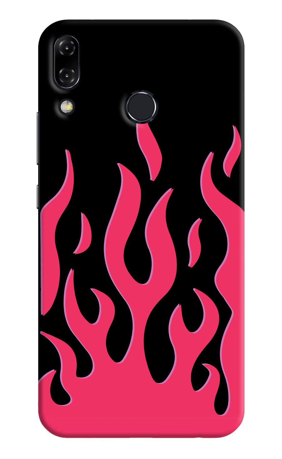 Fire Flames Asus Zenfone 5Z Back Cover, Hard case
