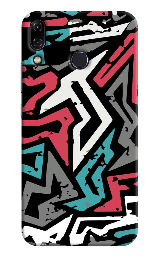 Geometric Graffiti Asus Zenfone 5Z Hard Case Back Cover by Casekaro