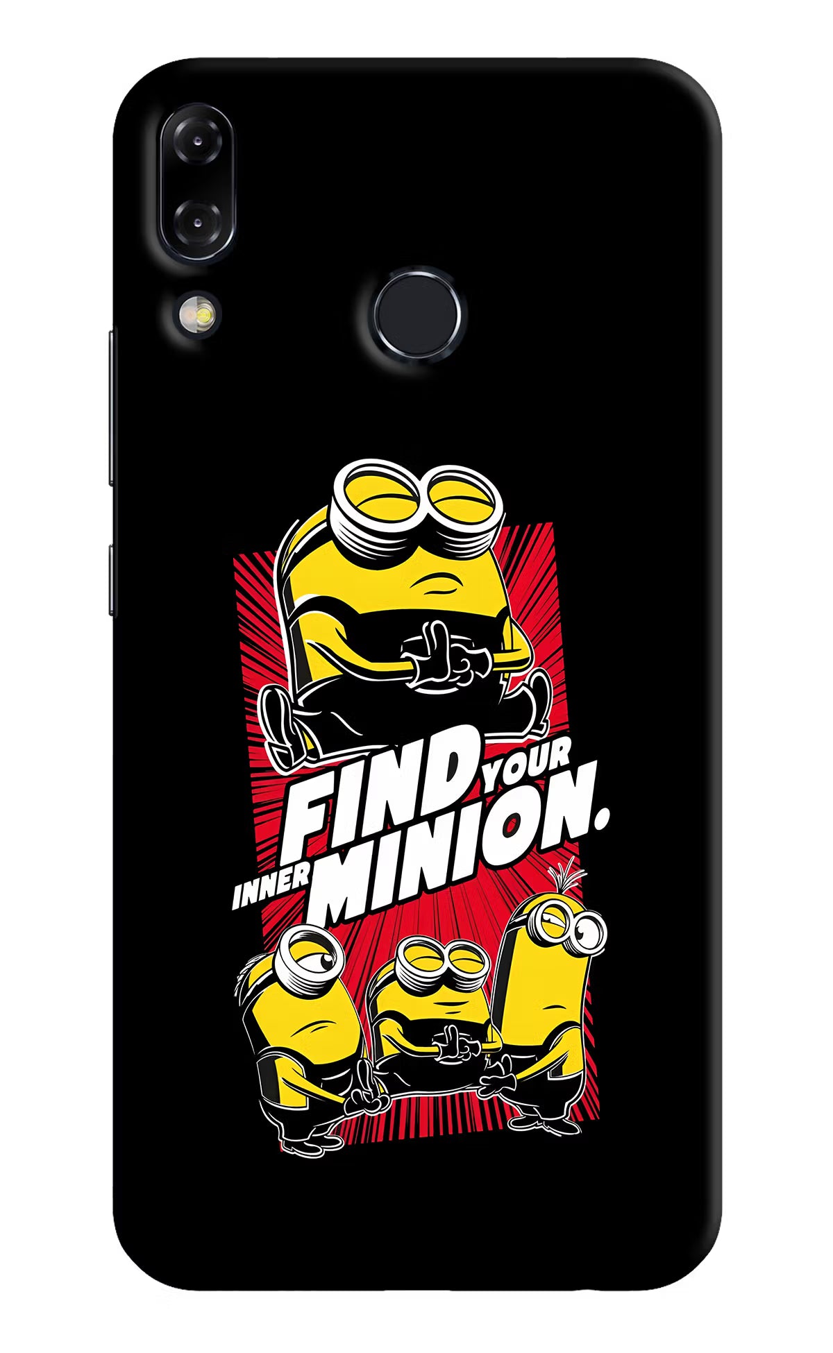 Find your inner Minion Asus Zenfone 5Z Hard Case Back Cover by Casekaro