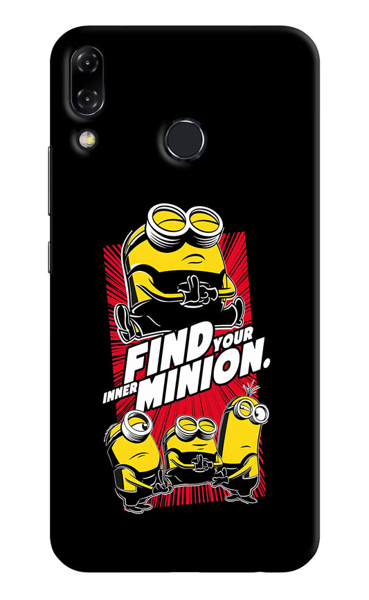 Find your inner Minion Asus Zenfone 5Z Hard Case Back Cover by Casekaro