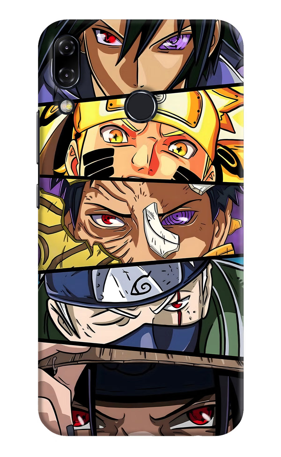 Naruto Character Asus Zenfone 5Z Back Cover, Hard case