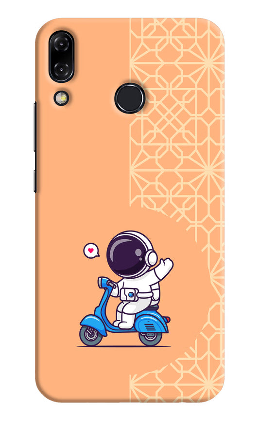 Cute Astronaut Riding Asus Zenfone 5Z Hard Case Back Cover by Casekaro