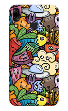 Veggie Doodle Asus Zenfone 5Z Hard Case Back Cover by Casekaro