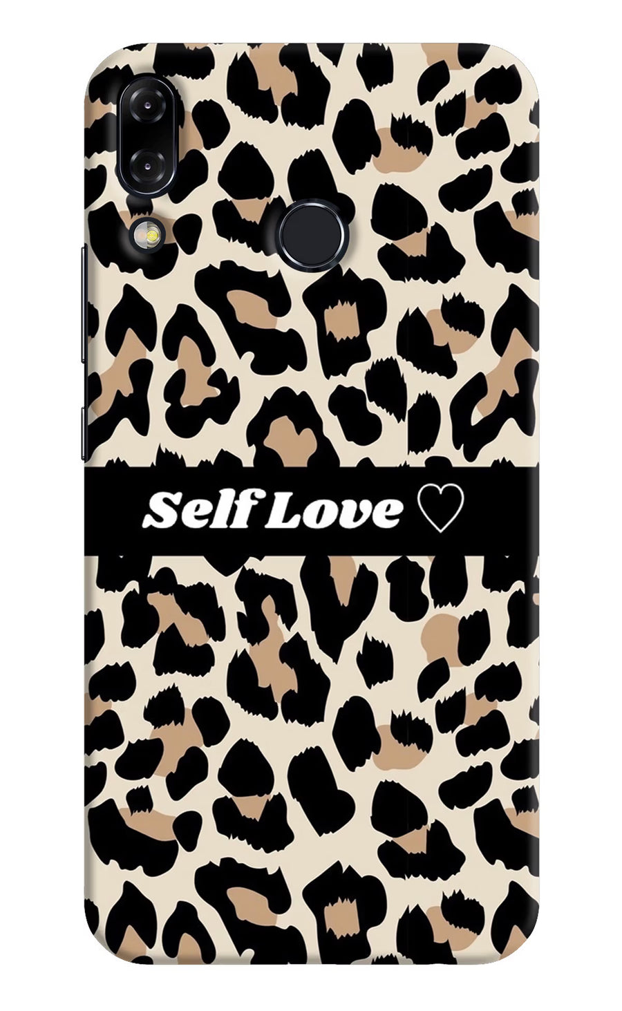 Leopard Print Self Love Asus Zenfone 5Z Back Cover, Hard case
